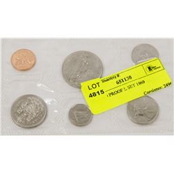 SEALED PROOF L SET 1969