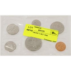 SEALED PROOF L SET 1968