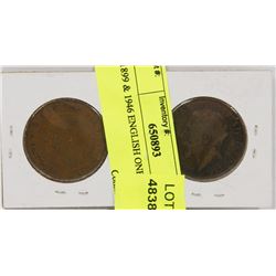 1899 & 1946 ENGLISH ONE PENNIES