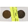 Image 1 : 1899 & 1946 ENGLISH ONE PENNIES