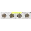 Image 1 : LOT OF 4 USA BUFFALO 5 CENT COINS
