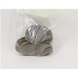 BAG OF ASSORTED OLD WORLD COINS