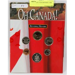 1996 CANADA  RCM REVERSE COIN SET