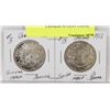 Image 1 : LOT OF 2  CANADA 50 CENT COINS, 1956. 1957