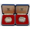 Image 1 : LOT OF 2 INCLUDING 1977 CASED $10 SILVER COIN AND