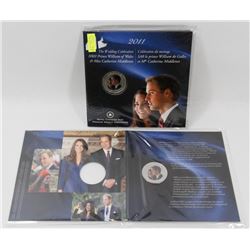 LOT OF TWO 2011 CANADIAN ROYAL WEDDING CELEBRATION