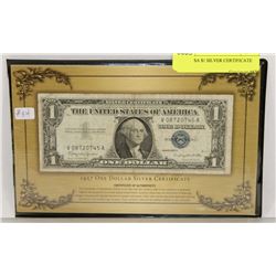1957  USA $1 SILVER CERTIFICATE