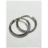 Image 1 : 194) STERLING SILVER SMALL HOOP STYLE EARRINGS