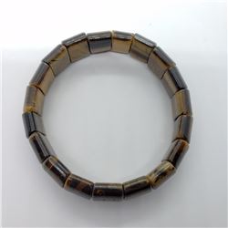 15) TIGER'S EYE FLEXIBLE BRACELET