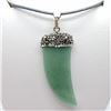 Image 2 : 140) STERLING SILVER GEMSTONE NECKLACE