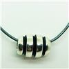 Image 1 : 149) STERLING SILVER BEAD NECKLACE