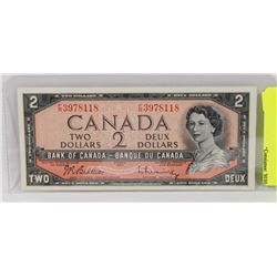 1954 CANADA $2 BILL