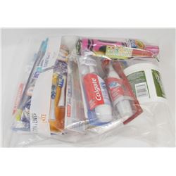BAG OF ASSORTED TOOTHBRUSHES