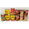 Image 1 : FLAT OF ASSORTED CANNED GOODS