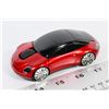 Image 1 : NEW RED CAR SHAPED WIRELESS MOUSE
