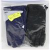 Image 1 : 2PK LADIES LEATHER GLOVES X-LARGE.