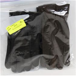 2PK LADIES LEATHER GLOVES MEDIUM.