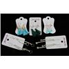 Image 1 : NEW! 5 PAIRS OF DESIGNER FASHION EARRINGS