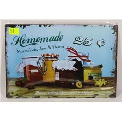NEW! 12" X 8" HOMEMADE MARMALADE, JAM & HONEY