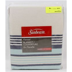 SUNBEAM FLANNEL BLANKET SIZE QUEEN