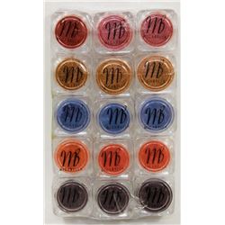 15 ASSORTED MICABELLA NATURAL MINERAL EYE SHADOW