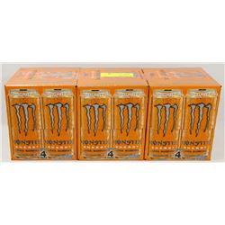 12 CANS OF MONSTER ENERGY DRINK