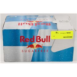 8 CANS OF RED BULL SUGAR FREE ENERGY DRINK