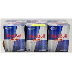 12 CANS OF RED BULL ENERGY DRINK