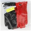 Image 1 : 2PK LADIES LEATHER GLOVES LARGE.