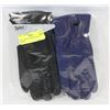 Image 1 : 2PK LADIES LEATHER GLOVES LARGE.