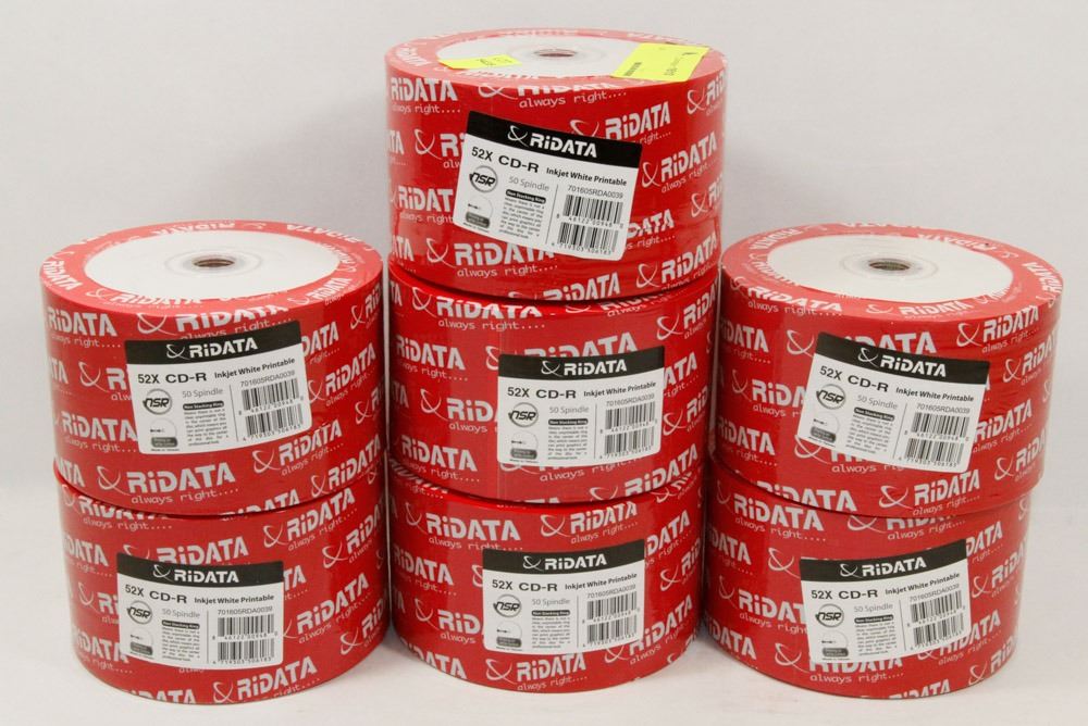 7 BUNDLES OF CD R INJET WHITE PRINTABLE BLANK 7 BUNDLES OF CD R INJET WHITE PRINTABLE BLANK