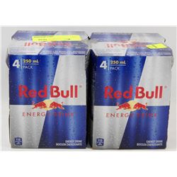 8 CANS OF RED BULL ENERGY DRINK