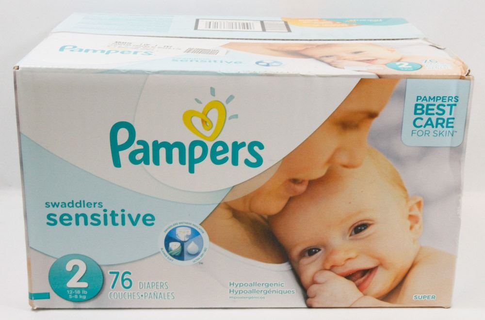 pampers swaddlers sensitive size 2