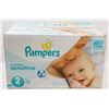 Image 1 : BOX OF 76 PAMPERS SWADDLERS SENSITIVE SIZE 2