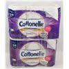 Image 1 : 2 PACKS OF 12 COTTONELLE TOILET PAPER