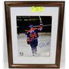Image 1 : EDMONTON OILERS RYAN SMYTH SIGNED RETIREMENT