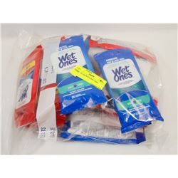 BAG OF ASSORTED WET ONES.
