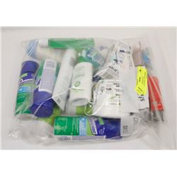 BAG OF ASSORTED INCL SOLARCAINE, ADVIL AND MORE