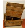 Image 1 : CANADA DRY & PRAIRIE ROSE WOODEN CRATES,