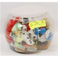 BIN OF RETIRED TY JINGLE BEANIES
