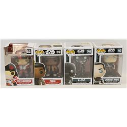 LOT OF 4 FUNKO POPS