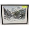 Image 1 : FRAMED MEREDITH EVANS LAKE LOUISE PRINT