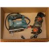 Image 1 : BOX WITH MAKITA JIG SAW AND FAIN MULTI TOOL