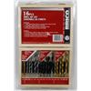 Image 1 : NEW! 16PC DRILL BIT SET IN WOOD BOX