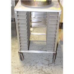 12-SLOT COMMERCIAL S/S UNDERCOUNTER COOLING RACK