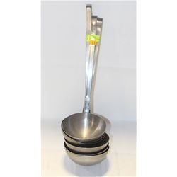 SIX 24 OZ. S/S/ VOLLRATH SERVING LADELS