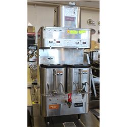 DUAL HEAD GRINDMASTER COFFEE MAKER W/ HOT WATER