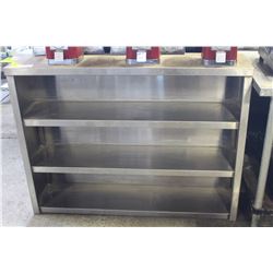 STAINLESS STEEL 3 TIER MOUNTABLE STORAGE SHELF