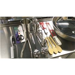20QT BOWL & KITCHEN TOOLS SET - LOT OF 15 PIECES