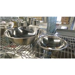 HEAVY DUTY MIXING BOWLS - 4QT, 2QT - LOT OF 2